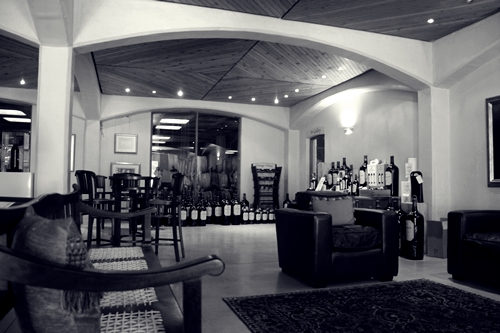 image of the tasting room at Kanonkop